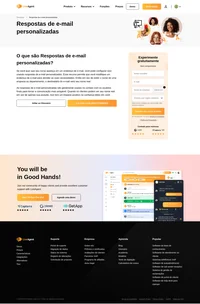 As Respostas de E-mail Personalizadas permitem que você modifique um endereço de e-mail para atender as suas necessidades. Em vez de exibir o nome de uma empresa ou departamento, o destinatário do e-mail verá seu nome real.