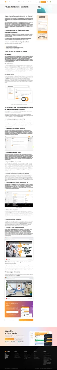 A fila é basicamente a caixa de entrada da equipe de suporte ao cliente. A maioria das plataformas de atendimento ao cliente permite filtrar a fila de tíquetes em visualizações específicas.