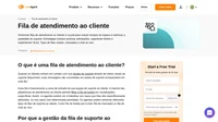 A fila é basicamente a caixa de entrada da equipe de suporte ao cliente. A maioria das plataformas de atendimento ao cliente permite filtrar a fila de tíquetes em visualizações específicas.