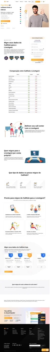 LiveAgent é o software de help desk mais revisado e classificado como número 1 para SMB em 2023. Junte-se às principais empresas para fornecer um suporte melhor com o LiveAgent.