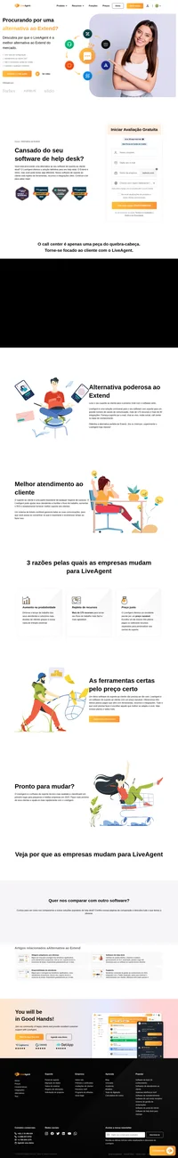 Você está procurando algo para expandir seus recursos de help desk? Veja os principais recursos e benefícios do LiveAgent agora ou inscreva-se para um teste gratuito.