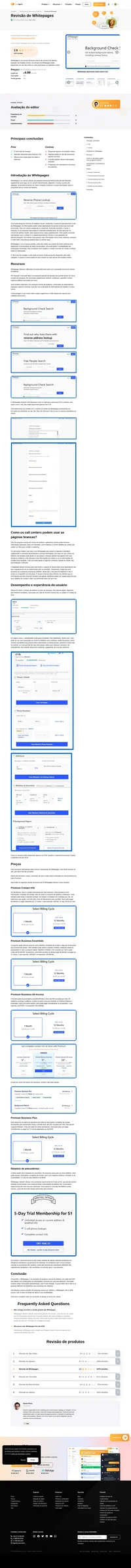 Quer saber mais sobre Whitepages? Dê uma olhada em nosso artigo para saber como ele funciona e como se saiu em nossos testes.