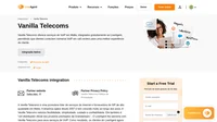 A Vanilla Telecoms é uma provedora líder de serviços de Internet e fornecedora de SIP de alta qualidade. Saiba mais sobre a integração com Vanilla Telecoms.