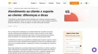 Compare o atendimento ao cliente com o suporte ao cliente, descubra as diferenças e semelhanças e obtenha insights práticos com dicas e exemplos da vida real.