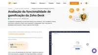 Interessado em adicionar gamificação ao seu suporte ao cliente? Leia nossa avaliação da gamificação da Zoho Desk e veja se essa ferramenta atende às suas necessidades.
