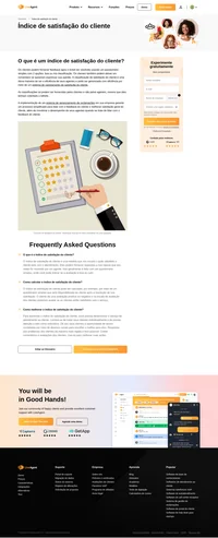 A classificação da satisfação do cliente é uma ótima maneira de visualizar a eficiência do seu agente. Somente os clientes podem fazer a avaliação. Com o LiveAgent, os clientes ficam satisfeitos.