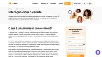 O que é uma interação com o cliente? A interação entre a empresa e o cliente começa quando este cria um ticket. Saiba mais.