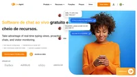 O software gratuito de chat ao vivo do LiveAgent permite que você interaja com - e efetivamente converta - visitantes do seu site em clientes. Use o widget de chat mais rápido de todos.