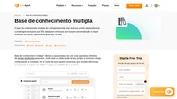 A Base de Conhecimento Múltipla permite que você crie um número ilimitado de portais do cliente com diferentes informações, designs e configurações.
