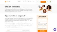 O chat, também conhecido como chat online ou chat na internet, é uma forma de comunicação em tempo real na internet. Existem muitos tipos de chats.