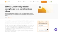 Eleve sua marca com um bom atendimento ao cliente. Supere as expectativas, promova a lealdade e gere recomendações positivas em todos os setores.