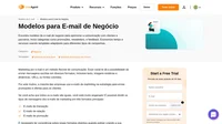 Com um template para e-mail de negócio você pode criar campanhas de e-mail rapidamente. Você só precisa adaptar o template para as suas necessidades.