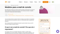 Use os templates para e-mail de convite para portal do cliente para notificar os seus clientes sobre a existência do seu portal e os benefícios de se inscrever nele.