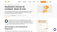 Confira as atualizações do LiveAgent para maio de 2024. Leia sobre o novo AI Answer Assistant, alterações nos registros SPF, melhorias no editor e as novidades sobre migrações para AWS.
