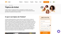 O tópico do ticket é tecnicamente a mesma coisa que o ticket. Algumas vezes os clientes referem aos tickets como tópicos de ticket e vice versa.