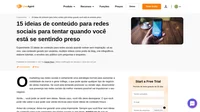 Ficar preso e não saber como impulsionar o desempenho do seu marketing prejudica o seu negócio. Experimente estas 15 ideias de conteúdo para mídias sociais e siga em frente.