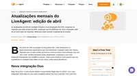 Explore as atualizações do LiveAgent de abril: nova integração Duo SSO, migrações AWS e melhorias essenciais para aprimorar sua experiência de serviço.