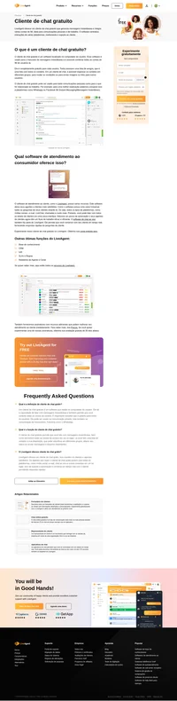 O cliente de chat gratuito é um software localizado no computador do usuário. Ele é completamente gratuito para qualquer usuário. Todo mundo tem uma lista de amigos. Clique para saber mais.