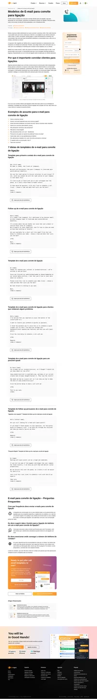 Templates de e-mails cuidadosamente montados para convites de ligações vão te ajudar a organizar a bagunça e conseguir as reuniões que precisa.