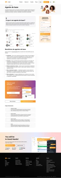 Os agentes contabilizados como parte do ciclo de faturamento normal também são chamadas de agentes de base. Os agentes de base dão suporte a um agente temporário.