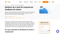 Modelos de resposta de feedback do cliente para avaliações negativas, neutras e positivas. Salve nossos modelos para responder profissionalmente a cada vez.
