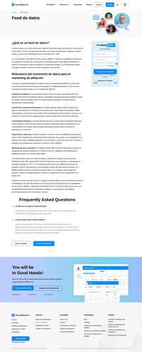 El feed de datos es un archivo grande que contiene información sobre los productos y servicios del comerciante. Normalmente está en formato CSV o XML.
