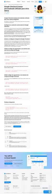 ¿Te gustaría mejorar aún más tu software de afiliados? Consulta la integración de Google Checkout para Post Affiliate Pro.