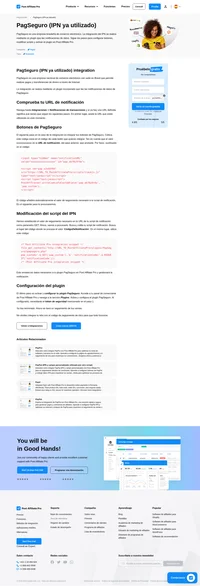 ¿Quieres mejorar aún más tu software de afiliación? Echa un vistazo a la integración de PagSeguro (IPN ya utilizado) para Post Affiliate Pro.