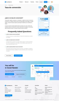 Para aumentar las ventas, una empresa debe aumentar los índices de conversión. Los índices de conversión difieren según el sector. Consulta el artículo para obtener más información.