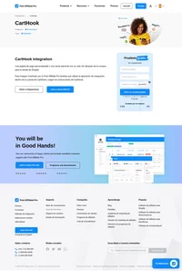 ¿Quieres mejorar aún más tu software de afiliación? Echa un vistazo al CartHook para Post Affiliate Pro.