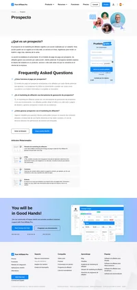 Prospecto en marketing de afiliados significa una acción realizada por un visitante. En el modelo de pago de pago por cliente potencial, los afiliados ganan una comisión por cada acción: lead.