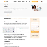 Hallo, помага на предприемачите с бизнес интернет, телефония и облачни услуги. Научете повече за Hallo, интеграцията в LiveAgent.