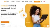 Hội thảo hỗ trợ khách hàng trực tuyến của LiveAgent tập trung vào giải pháp hỗ trợ khách hàng đa kênh bao gồm live chat, phần mềm quản lý ticket, live chat, tổng đài cuộc gọi tích hợp ... Bản dùng thử LiveAgent miễn phí chỉ được cung cấp trong một khoảng thời gian giới hạn.