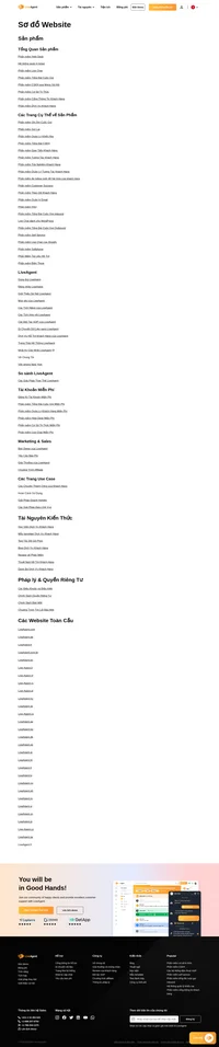 Bạn đang tìm kiếm một webpage cụ thể trên trang web LiveAgent? Vui lòng xem sơ đồ website (sitemap) của chúng tôi để tìm thấy thông tin bạn đang tìm kiếm một cách nhanh chóng.