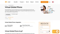 Virtual Global Phone cung cấp số điện thoại ảo có mã vùng địa phương tại hơn 60+ quốc gia. Tìm hiểu thêm về trình tích hợp Virtual Global Phone trong LiveAgent.