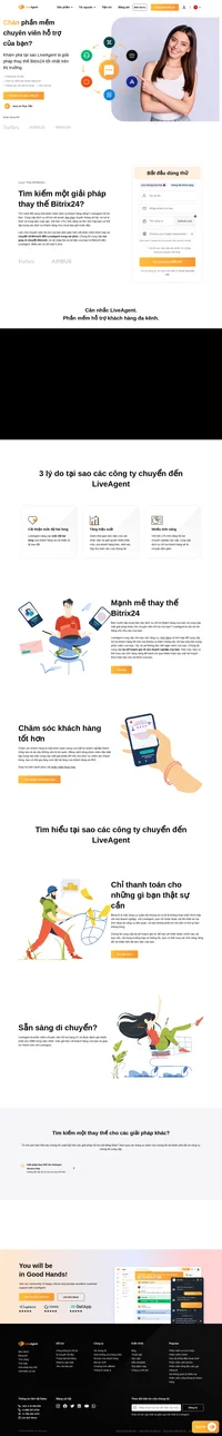 LiveAgent tiết kiệm chi phí hơn khi so sánh với các giải pháp chuyên viên hỗ trợ khác. LiveAgent cung cấp các công cụ, tính năng và tích hợp để hỗ trợ khách hàng tốt hơn. Với hơn 175+ tính năng hỗ trợ chuyên nghiệp, cung cấp sự hỗ trợ sẽ là chuyện đơn giản.