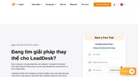 Chuyển từ LeadDesk sang LiveAgent và khám phá những lợi ích như hỗ trợ đa kênh, trò chuyện trực tiếp nhanh nhất và nhiều thứ hơn nữa.