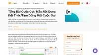 Sử dụng các Mẫu Nội Dung để Kết Thúc/Tạm Dừng cuộc gọi trong Tổng Đài Cuộc Gọi để kết thúc hoặc tạm dừng cuộc trò chuyện với khách hàng theo một cách tích cực, đảm bảo được sự hài lòng và lòng trung thành của khách hàng.