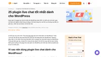 Chúng ta cùng tìm hiểu các plugin live chat Wordpress tốt nhất dành cho các shop thương mại điện tử, doanh nghiệp SaaS, lĩnh vực giáo dục, chăm sóc sức khỏe và ngành công nghiệp ô tô.
