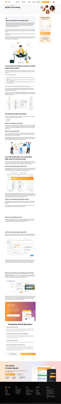 Tìm hiểu khái niệm quản lý leo thang. Hiểu rõ các khái niệm hỗ trợ khách hàng với những giải thích đơn giản từ các chuyên gia.