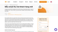 Sử dụng các mẫu email thu hút khách hàng của chúng tôi dành cho mọi dịp trong năm! Nâng cao tương tác của khách hàng, cải thiện tỷ lệ email bị từ chối, cùng nhiều nội dung khác!