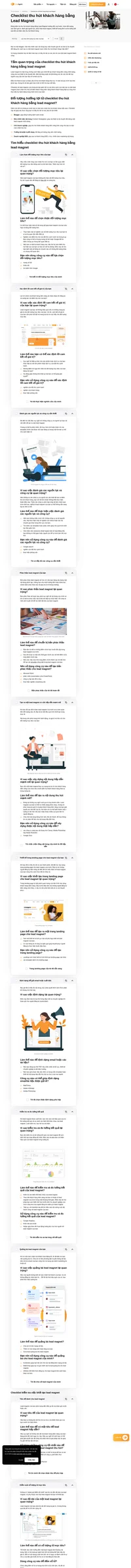 Bạn có muốn tạo ra hàng nghìn khách hàng tiềm năng không? Chúng tôi có thể giúp bạn. Hãy sử dụng checklist thu hút khách hàng bằng lead magnet của chúng tôi để tăng lượng khách hàng tiềm năng của bạn.