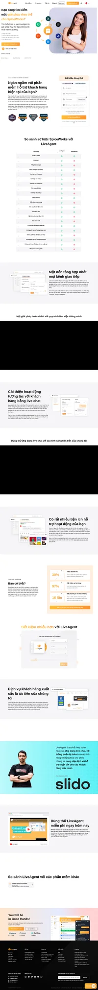 Tìm hiểu điều gì biến LiveAgent trở thành một giải pháp thay thế tuyệt vời cho SpiceWorks. Bắt đầu dùng thử miễn phí ngay hôm nay và tìm hiểu thêm về hệ thống quản lý ticket.