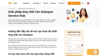 Giới thiệu các công ty như HubSpot cung cấp các giải pháp thay thế cải tiến CRM để nâng cao chất lượng dịch vụ khách hàng của bạn.