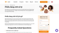 Đánh dấu phiếu đang chờ xử lý là một cách báo hiệu rằng cần thêm thời gian để giải quyết phiếu đó. Khi một phiếu được đánh dấu là đang chờ xử lý, bộ đếm thời gian SLA của nó sẽ bị tạm dừng.