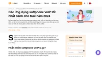 Chúng ta cùng tìm hiểu các ứng dụng softphone nào là tốt nhất với người dùng hệ Mac năm 2024, bao gồm cả phiên bản tính phí lẫn miễn phí.