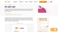 LiveAgent có thể giao tiếp bằng ngôn ngữ của bạn. Hãy tùy chỉnh trải nghiệm và chọn ngôn ngữ cho giao diện mà bạn và các đại lý của bạn ưa thích. Ngôn ngữ có thể được thay đổi bất cứ lúc nào.
