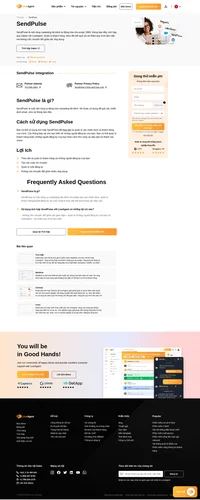 Tích hợp SendPulse cho phép bạn quản lý các chiến dịch marketing của bạn khi sử dụng LiveAgent. Bạn chỉ cần tích hợp SendPulse qua Zapier và bắt đầu tận hưởng những lợi ích của tích hợp này.