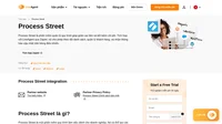 Tích hợp Process Street cho phép bạn quản lý thuận tiện quy trình làm việc của bạn trên LiveAgent. Bạn chỉ cần tích hợp nó qua Zapier và bắt đầu hưởng lợi từ tích hợp này.