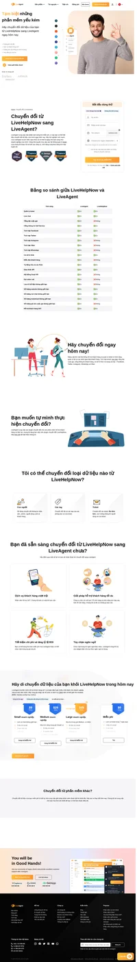 LiveAgent là phần mềm hỗ trợ khách hàng được đánh giá cao nhất và được xếp hạng số 1 dành cho SMB (Small and Midsize business, các doanh nghiệp vừa và nhỏ) trong năm 2020. Gia nhập danh sách các công ty hàng đầu như Huawei và Yamaha cung cấp dịch vụ hỗ trợ tuyệt vời.